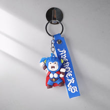 Cute Silicone 3D Key Chain with Metal Hook & Strap (Pack of 1)