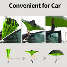 Foldable UV & Rain Umbrella with C-Shaped Handle – Kids (1 Pc / Mix Color)