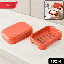 Travel-Friendly Brick Red Soap Case 