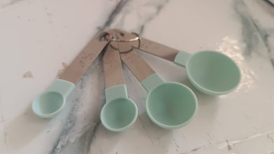 Premium Measuring Spoon Set with Stainless Steel Handles 4-Piece